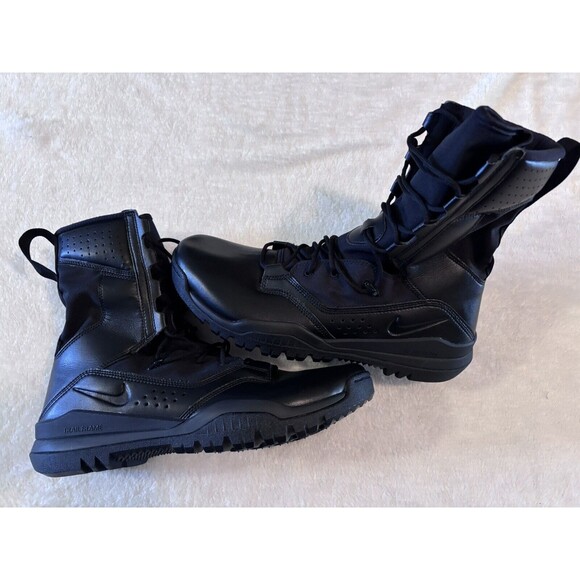 Nike Trail Frame Tactical Black Boots Men’s Size 12 A07507-001 Police Military - Picture 1 of 9